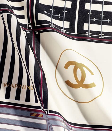 chanel scarf 2023|chanel square scarves.